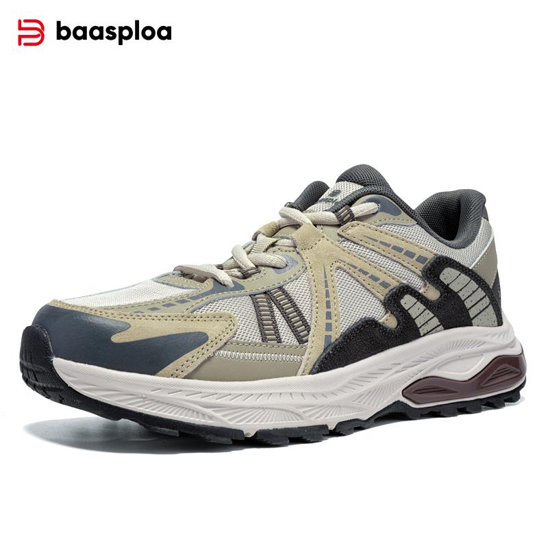 Baasploa Men Running Shoes Outdoor Sneakers Male Sports Shoes W3037