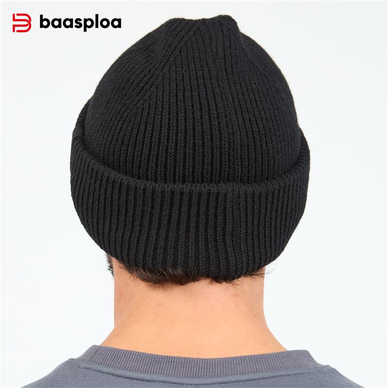 Men Knitted Hat Warm Beanies Cap G3405X