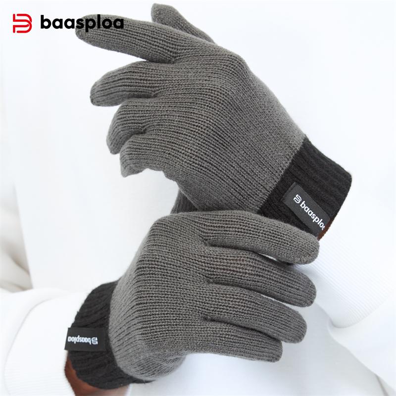 Knitted Gloves Autumn Winter Sport Outdoor for Women Men U1001X