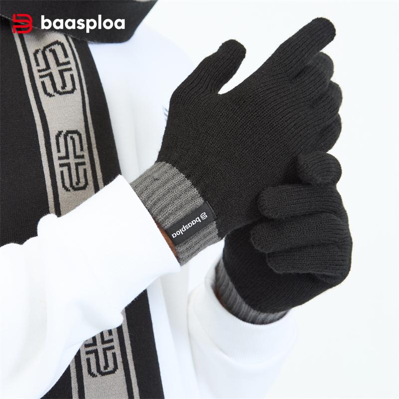 Knitted Gloves Autumn Winter Sport Outdoor for Women Men U1001X