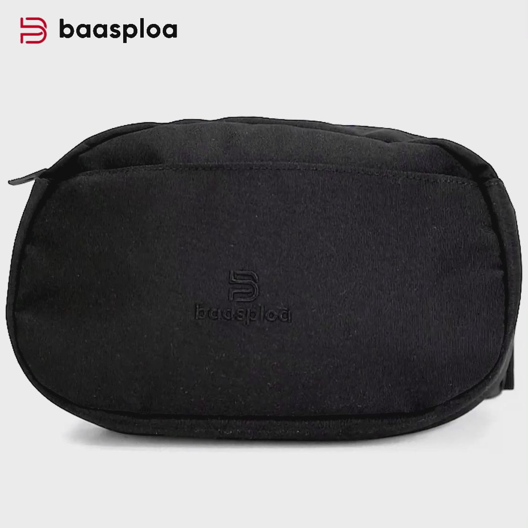 Baasploa Waist Bag Gym Sports Bag Waterproof T4306X-1